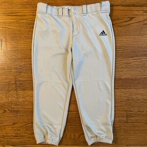 Adidas Light Gray Climalite Baseball Pants